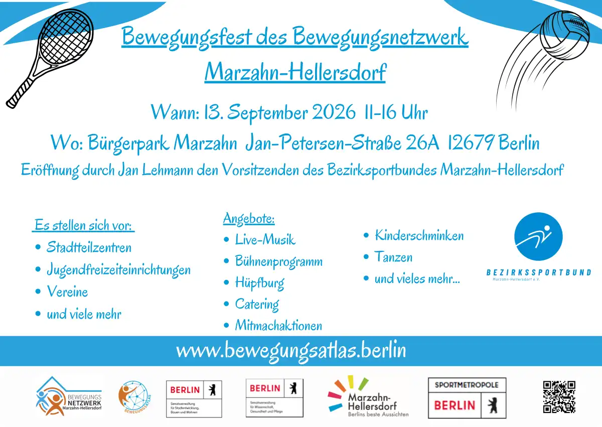 Flyer Bewegungsfest 2026